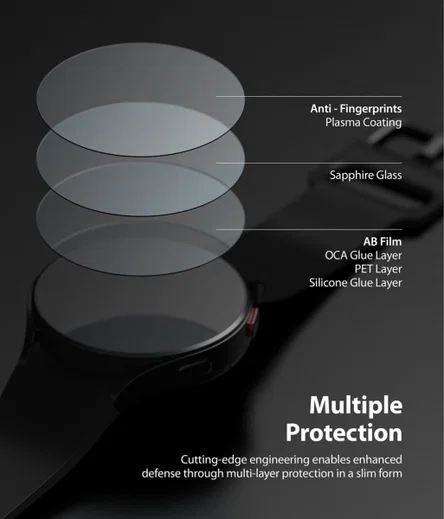 Ringke Sapphire Glass Samsung Galaxy Watch 4 44MM Screen Protector afbeelding 9