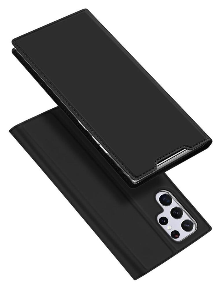 Dux Ducis Skin Pro Samsung Galaxy S22 Ultra Hoesje Portemonnee Zwart afbeelding 2