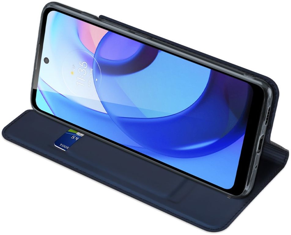 Dux Ducis Skin Pro Motorola Moto E20 / E30 / E40 Hoesje Blauw afbeelding 5
