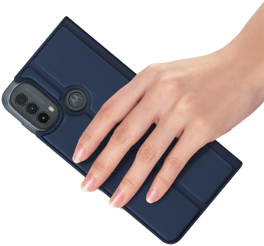 Dux Ducis Skin Pro Motorola Moto E20 / E30 / E40 Hoesje Blauw afbeelding 7