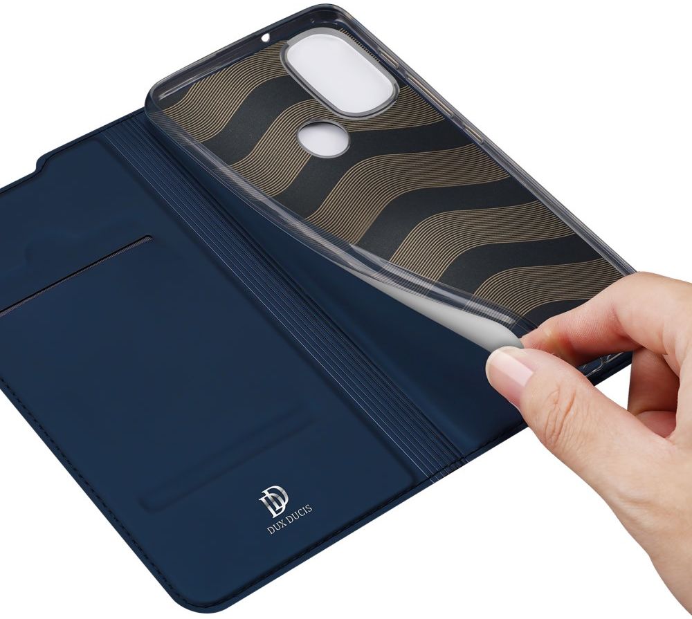 Dux Ducis Skin Pro Motorola Moto E20 / E30 / E40 Hoesje Blauw afbeelding 8