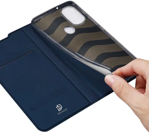 Dux Ducis Skin Pro Motorola Moto E20 / E30 / E40 Hoesje Blauw afbeelding 8