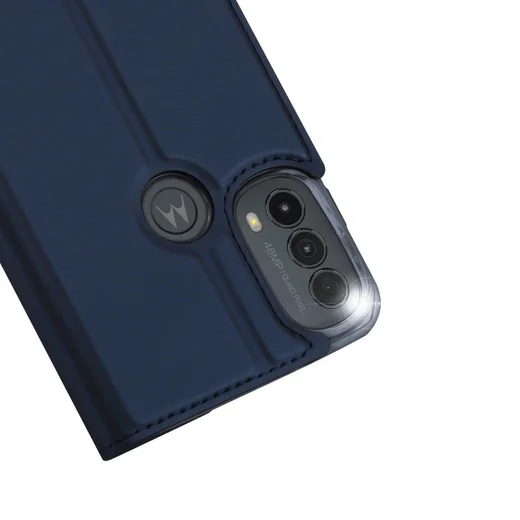 Dux Ducis Skin Pro Motorola Moto E20 / E30 / E40 Hoesje Blauw afbeelding 9