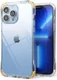 Ringke Fusion+ iPhone 13 Pro Max Hoesje Transparant + Bumper Geel/Wit afbeelding 1
