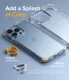 Ringke Fusion+ iPhone 13 Pro Max Hoesje Transparant + Bumper Geel/Wit afbeelding 2