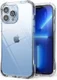 Ringke Fusion+ iPhone 13 Pro Max Hoesje Transparant + Bumper Wit/Zwart afbeelding 1