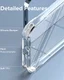 Ringke Fusion+ iPhone 13 Pro Max Hoesje Transparant + Bumper Wit/Zwart afbeelding 6