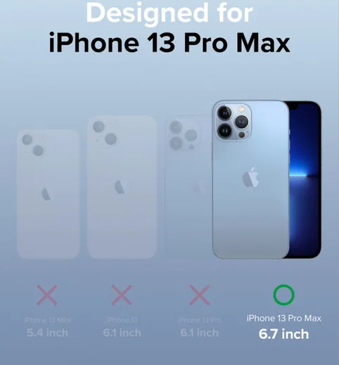 Ringke Fusion+ iPhone 13 Pro Max Hoesje Transparant + Bumper Wit/Zwart afbeelding 9