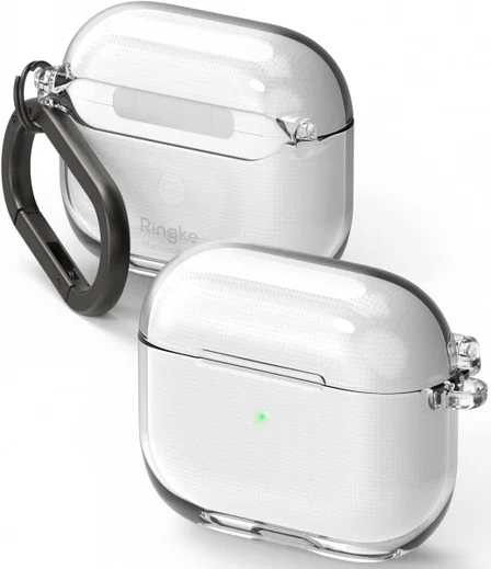 Ringke Hinge Case Apple AirPods 3 Hoesje Hard Plastic Transparant afbeelding 1