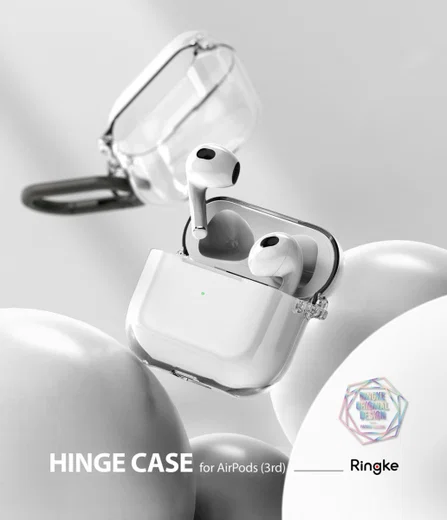 Ringke Hinge Case Apple AirPods 3 Hoesje Hard Plastic Transparant afbeelding 10