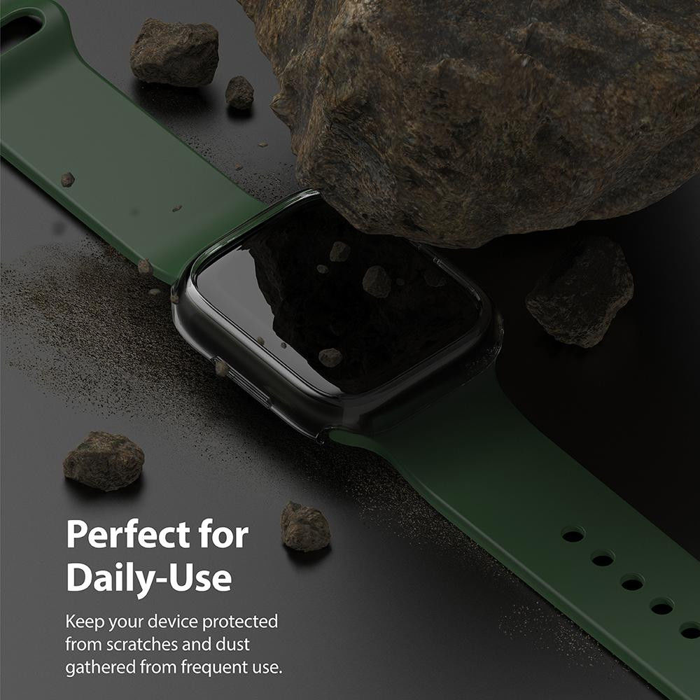 Ringke Slim - Apple Watch 7/8/9 41MM Hoesje - Transparant Clear (2-Pack) afbeelding 4