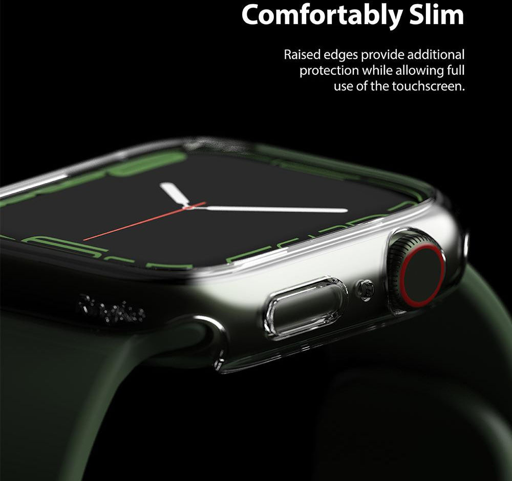 Ringke Slim - Apple Watch 7/8/9 41MM Hoesje - Transparant Clear (2-Pack) afbeelding 5