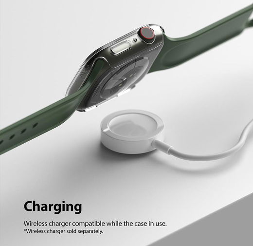 Ringke Slim - Apple Watch 7/8/9 45MM Hoesje - Transparant (2-Pack) afbeelding 7