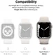 Ringke Slim - Apple Watch 7/8/9 45MM Hoesje - Blauw (2-Pack) afbeelding 10