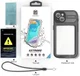 Apple iPhone 13 Hoesje Waterdicht Full Protect Case Transparant/Zwart afbeelding 15