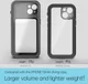 Apple iPhone 13 Hoesje Waterdicht Full Protect Case Transparant/Zwart afbeelding 9