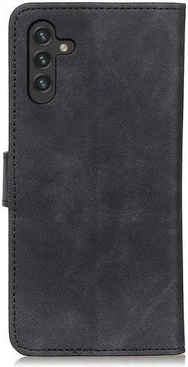 KHAZNEH Samsung Galaxy A13 5G/A04s Hoesje Retro Wallet Book Case Zwart afbeelding 7