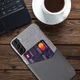 Samsung Galaxy S22 Plus Hoesje met Kaarthouder Back Cover Grijs afbeelding 4