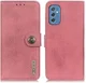 KHAZNEH Samsung Galaxy M52 Hoesje Portemonnee Book Case Roze afbeelding 3