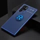 Samsung Galaxy S22 Ultra Hoesje Magnetische Ring Kickstand Blauw afbeelding 2