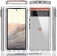 Google Pixel 6 Hoesje Volledig Schokbestendig Cover Transparant Zwart afbeelding 10