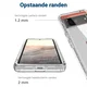 Google Pixel 6 Hoesje Volledig Schokbestendig Cover Transparant Zwart afbeelding 8
