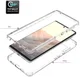 Google Pixel 6 Pro Hoesje Volledig Schokbestendig Cover Zwart Clear afbeelding 4