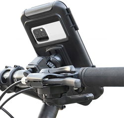 Waterbestendige Fiets Telefoonhouder Smartphones 4 tot 6,5 inch Zwart afbeelding