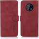 KHAZNEH Nokia G50 Hoesje Retro Wallet Book Case Kunstleer Rood afbeelding 3