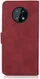 KHAZNEH Nokia G50 Hoesje Retro Wallet Book Case Kunstleer Rood afbeelding 5