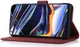 KHAZNEH Nokia G50 Hoesje Retro Wallet Book Case Kunstleer Rood afbeelding 6