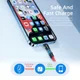 Essager 3A 180° Draaibare USB naar Lightning Oplaad Kabel 1M Rood afbeelding 8