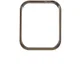 Apple Watch 45MM Screenprotector 3D Curved Edges Glass Zwart [2-Pack] afbeelding 3
