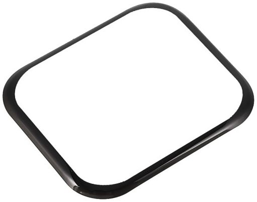 Apple Watch 45MM Screenprotector 3D Curved Edges Glass Zwart [2-Pack] afbeelding 4