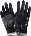 KYNCILOR Winter Handschoenen Touchscreen Wind en Water Proof Zwart L