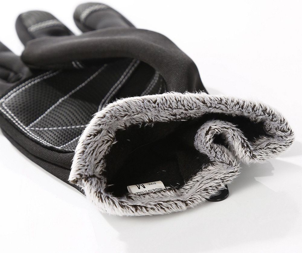 KYNCILOR Winter Handschoenen Touchscreen Wind en Water Proof Zwart L afbeelding 10