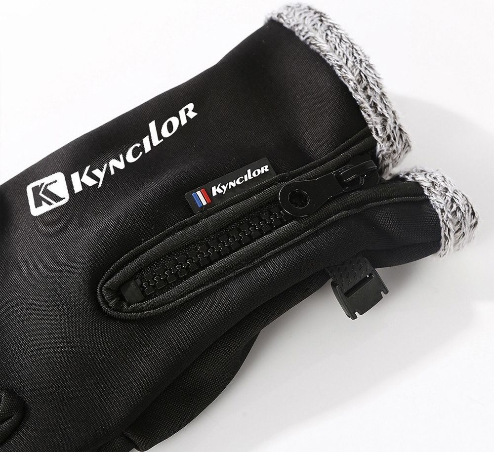 KYNCILOR Winter Handschoenen Touchscreen Wind en Water Proof Zwart XL afbeelding 17