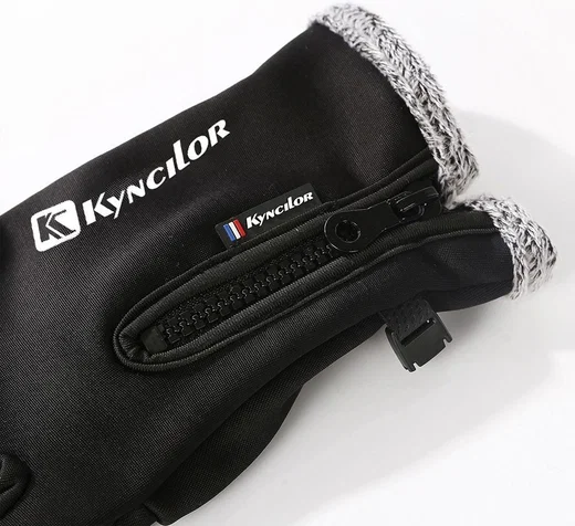 KYNCILOR Winter Handschoenen Touchscreen Wind en Water Proof Zwart XL afbeelding 17