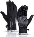 KYNCILOR Winter Handschoenen Touchscreen Wind en Water Proof Zwart XL