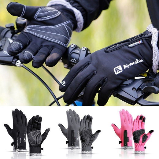 KYNCILOR Winter Handschoenen Touchscreen Wind en Water Proof Grijs L afbeelding 18