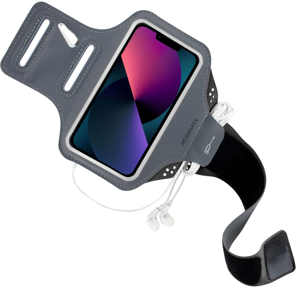 Mobiparts Comfort Fit Armband Apple iPhone 13 Mini Sporthoesje Zwart afbeelding 2