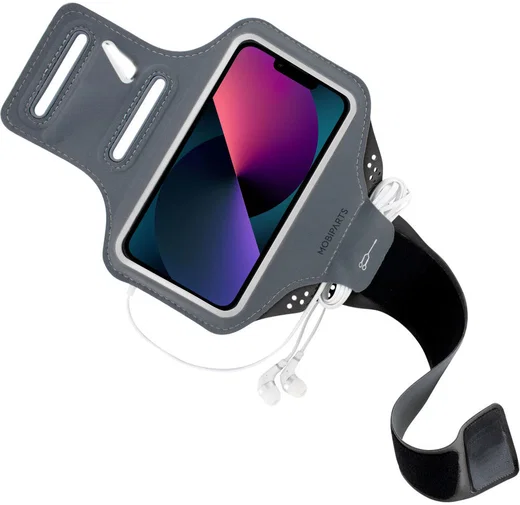 Mobiparts Comfort Fit Armband Apple iPhone 13 Mini Sporthoesje Zwart afbeelding 2