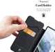 Dux Ducis Skin X Samsung Galaxy S22 Ultra Hoesje Portemonnee Zwart afbeelding 3