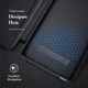 Dux Ducis Skin X Samsung Galaxy S22 Ultra Hoesje Portemonnee Zwart afbeelding 8