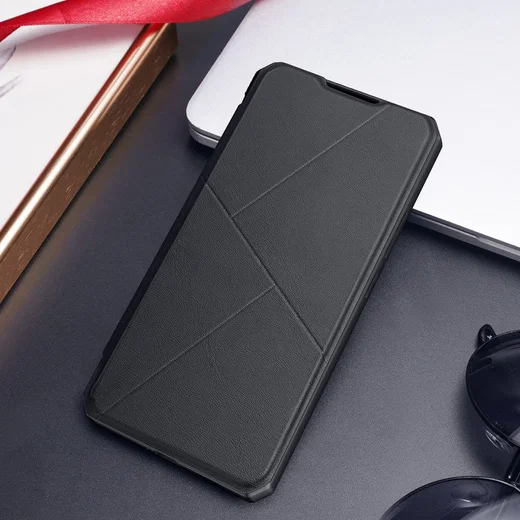 Dux Ducis Skin X Samsung Galaxy S22 Ultra Hoesje Portemonnee Zwart afbeelding 9