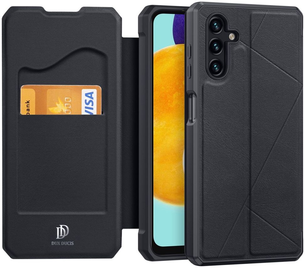 Dux Ducis Skin X Samsung Galaxy A13 5G / A04s Hoesje Book Case Zwart afbeelding 1