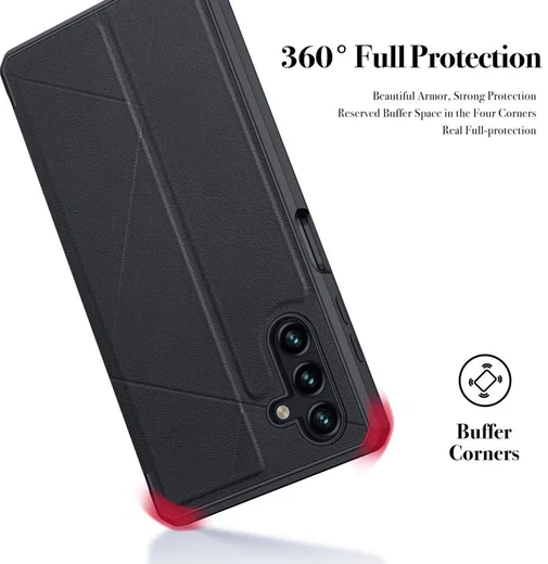 Dux Ducis Skin X Samsung Galaxy A13 5G / A04s Hoesje Book Case Zwart afbeelding 5