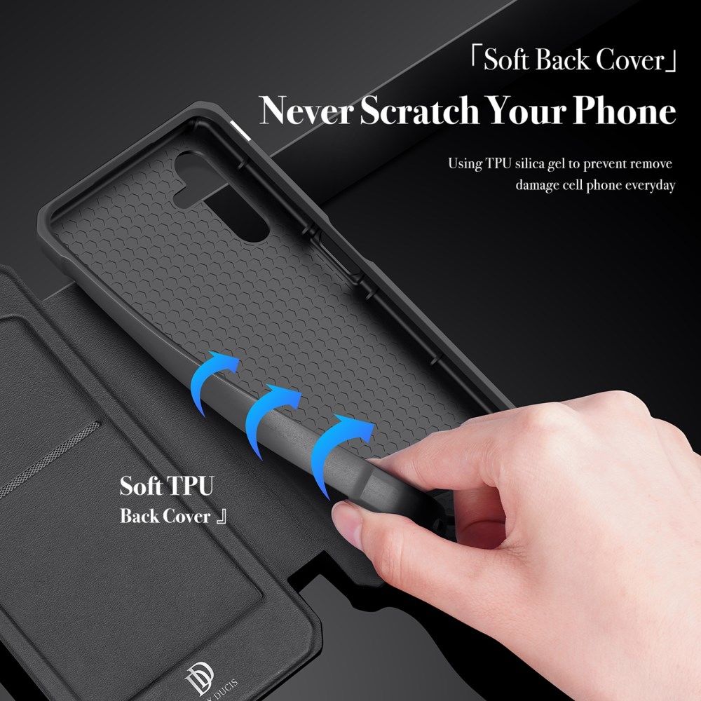 Dux Ducis Skin X Samsung Galaxy A13 5G / A04s Hoesje Book Case Zwart afbeelding 6