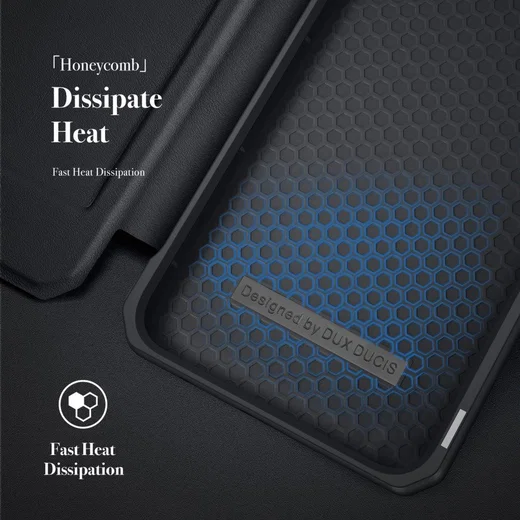 Dux Ducis Skin X Samsung Galaxy A13 5G / A04s Hoesje Book Case Zwart afbeelding 8