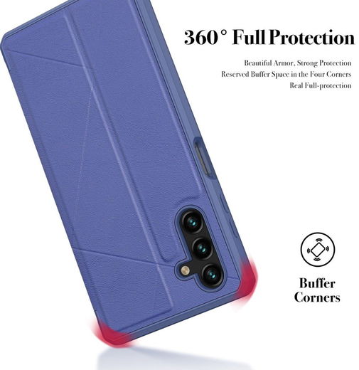 Dux Ducis Skin X Samsung Galaxy A13 5G / A04s Hoesje Book Case Blauw afbeelding 5